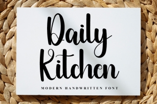 Daily Kitchen Font Download
