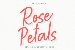 Rose Petals Font Download