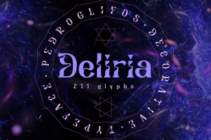 Deliria Psychedelic Serif Font Download