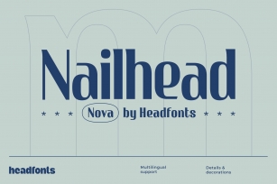 Nailhead Nova Modern Font Download