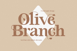 Olive Branch Font Download