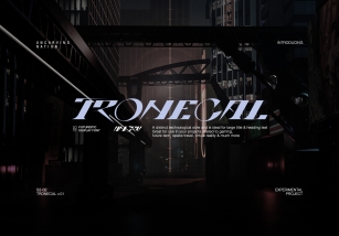 Tronecal Font Download