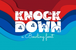 Knock Down Font Download