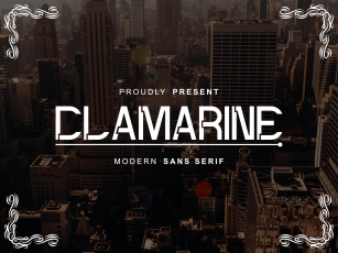 Clamarine Font Download