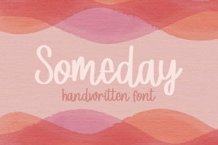 Someday Handwriting Font Download