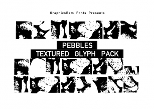 Pebble Stone Glyphs Font Download
