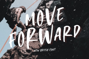 Move Forward - New Brush Font Font Download