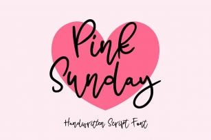 Pink Sunday Font Download
