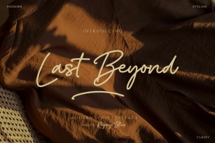 Last Beyond Font Download