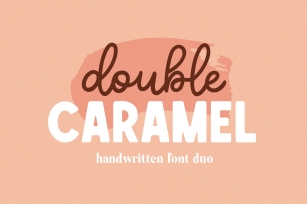 Double Caramel Duo for Crafters Font Download