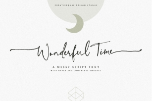 Wonderful Time Script Font Font Download