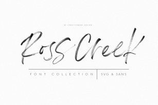 Ross Creek SVG & Sans Font Duo Font Download