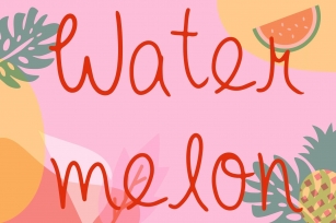 Watermelon Font Download