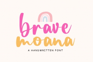 Brave Moana Font Download
