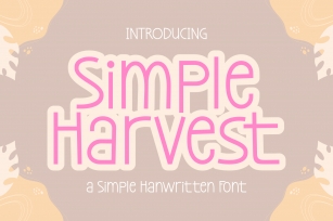 Simple Harvest Font Download