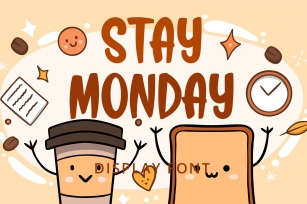 Stay Monday Font Download