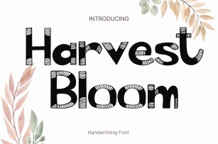 Harvest Bloom Font Download