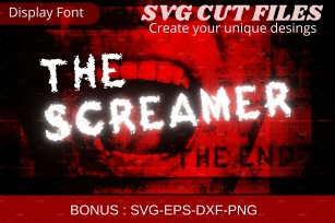 The Screamer, SVG font Font Download