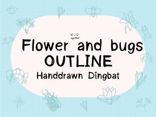 Flower and Bugs Font Download