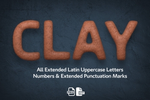 Ms Clay Bitmap  PNGs Font Download