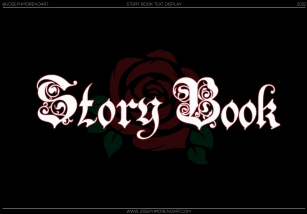 Story Book Text Font Download