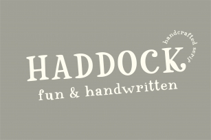 Haddock Font Download