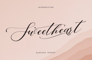 Sweetheart Elegant Script Font Download