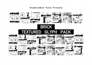 Brick Wall Glyph Font Download