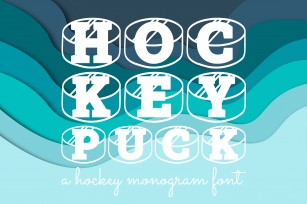 Hockey Puck Font Download