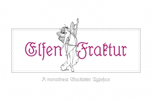 Elfen-Fraktur type family Font Download