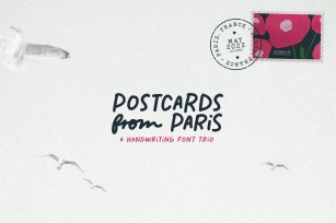 Postcards From Paris Font Download