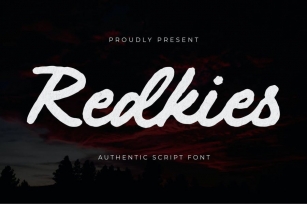Redkies - Authentic Script Font Download