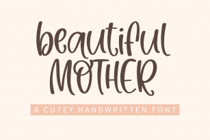 Beautiful Mother Font Download