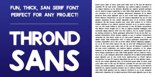 Thrond SANS Font Download