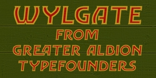 Wylgate Font Download
