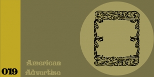 American Advertise 019 Font Download