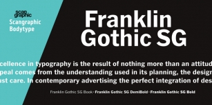 Franklin Gothic SG Font Download