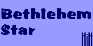 Bethlehem Star Font Download