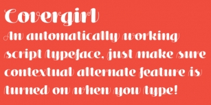 Covergirl Font Download
