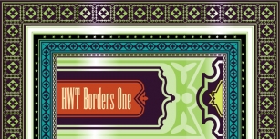 HWT Borders One Font Download