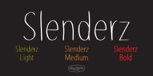 Slenderz Font Download