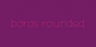 Boros Rounded Font Download