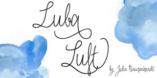 Luba Luft Font Download
