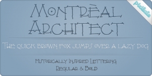 Montreal Architect Px Font Download