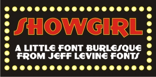 Showgirl JNL Font Download