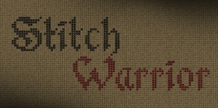 Stitch Warrior Font Download