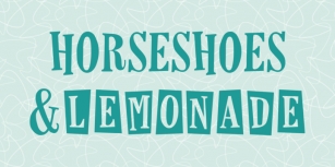 Horseshoes And Lemonade Font Download