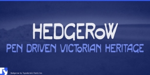 Hedgerow Font Download