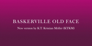 Baskerville Old Face KTKM Font Download