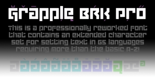Grapple BRK Pro Font Download